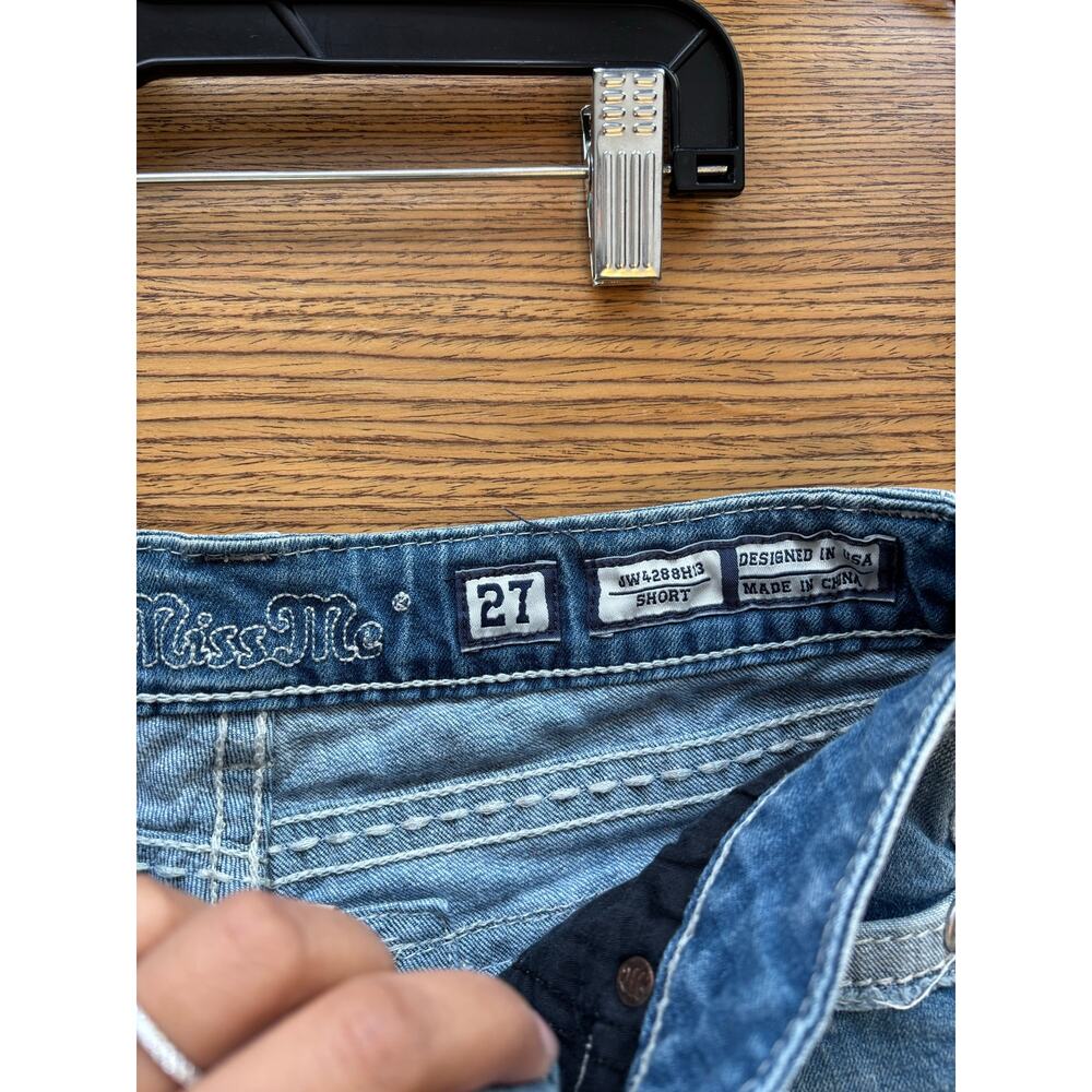 Miss Me jw4288h13 Studded Short Size 27 Low Rise Embellished Boho Festival Y2K - Picture 8 of 8